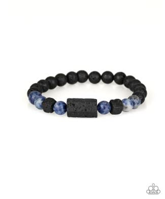 Zenned Out Blue Lava Stone Bracelet