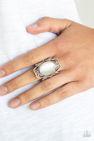 Fairytale Flair White Ring