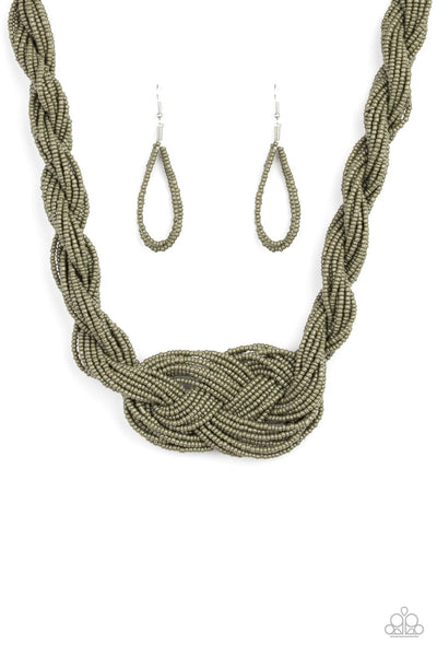 A Standing Ovation Green Necklace