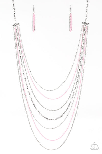 Radical Rainbows Pink Necklace