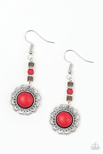 Desert Bliss Red Earrings