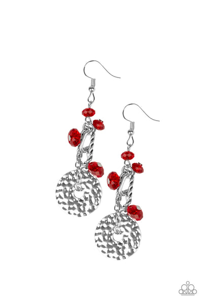 Seaside Catch Red Earrings