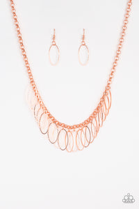 Fringe Finale Copper Necklace