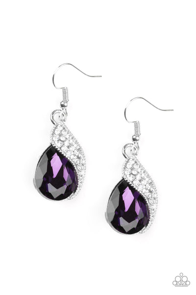 Easy Elegance Purple Earrings