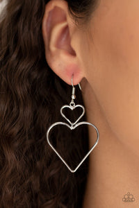 Heartbeat Harmony Silver Earrings