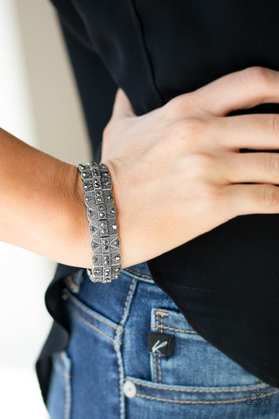 Modern Magnificence Silver Bracelet