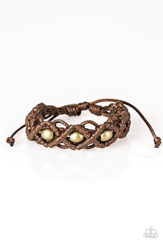 Nautical Navigator Brown Bracelet