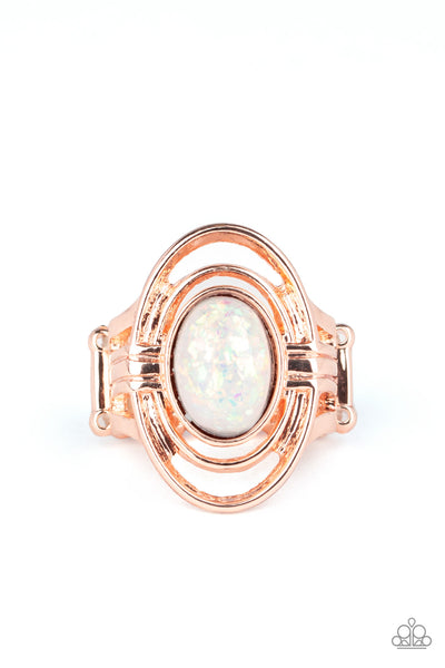 Peacefully Pristine Rose Rold Ring