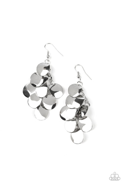 Resplendent Reflection Silver Earrings