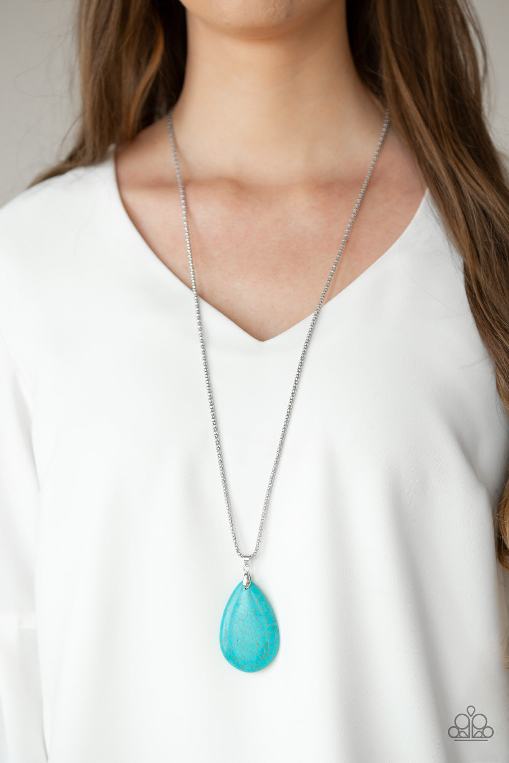 Sedona Sandstone Blue Necklace