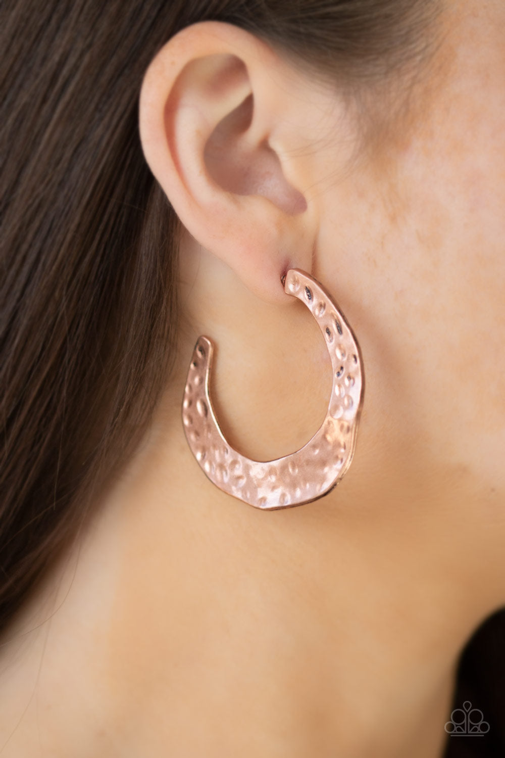 The Hoop Up Copper Hoop Earrings