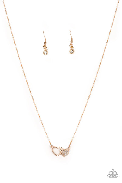 Charming Couple Rose Gold Necklace