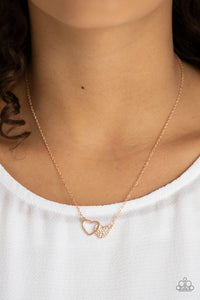 Charming Couple Rose Gold Necklace