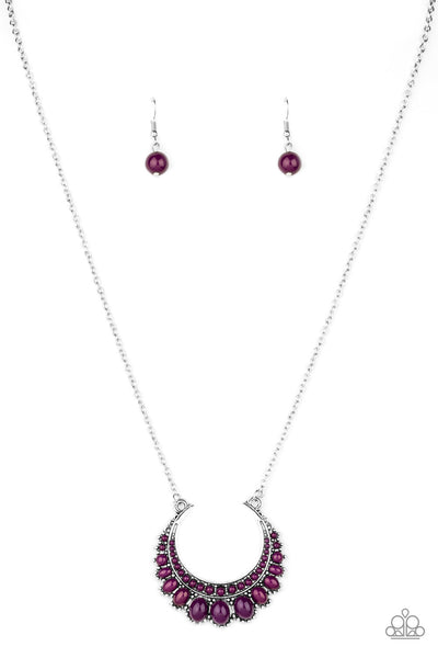 Count to Zen Purple Necklace