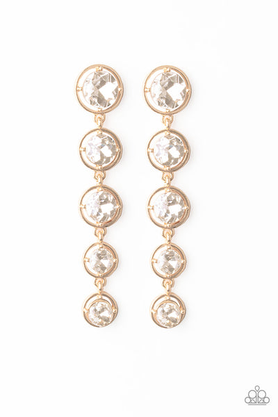 Drippin' in Starlight Gold Post Earrings