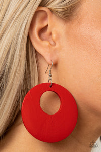 Island Hop Red Earrings