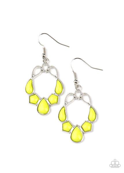 It's Rude to Steer Yellow Earrings