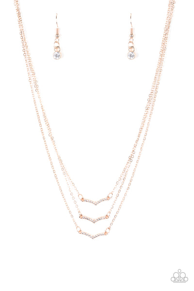 Pretty Petite Rose Gold Necklace