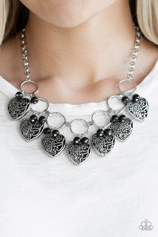 Very Valentine Black Necklace