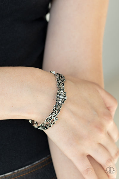 Victorian Vines Silver Bracelet