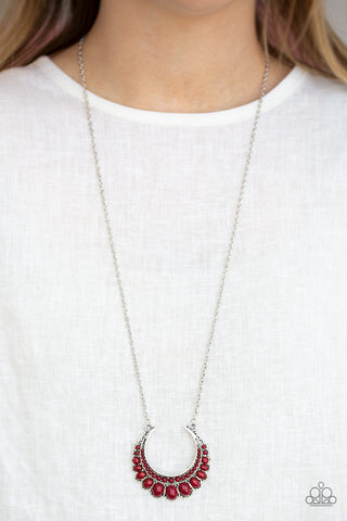 Count to Zen Red Necklace