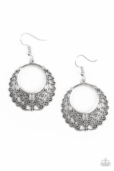 Grapevine Glamorous Silver Earrings