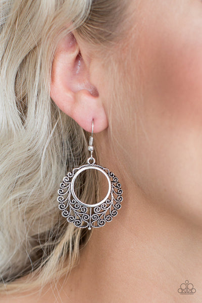 Grapevine Glamorous Silver Earrings