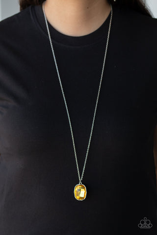 Imperfect Iridescence Yellow Necklace