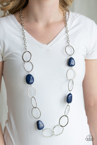 Modern Day Malibu Blue Necklace