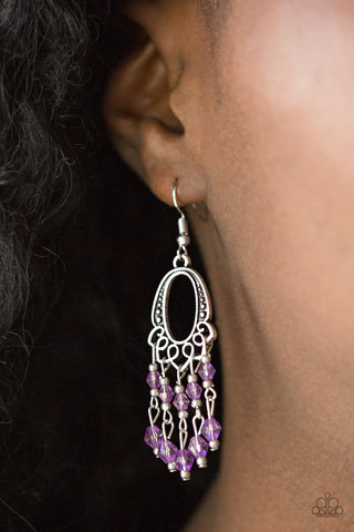 Not the Only Fish in the Sea Purple Earrings