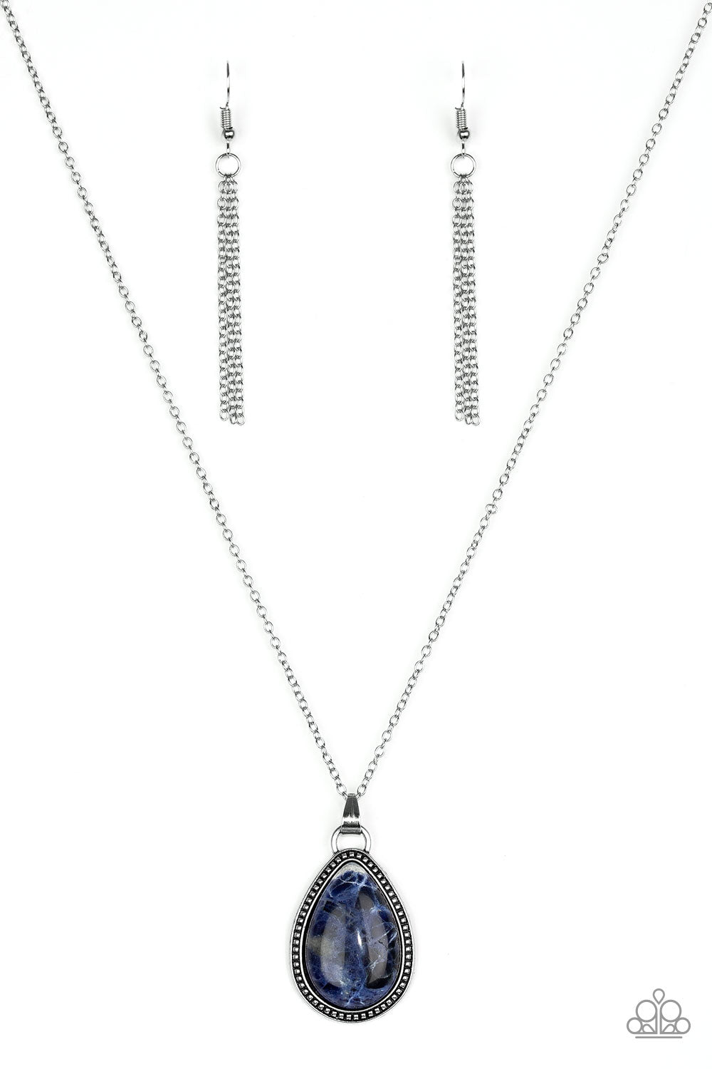 On the Home Frontier Blue Necklace