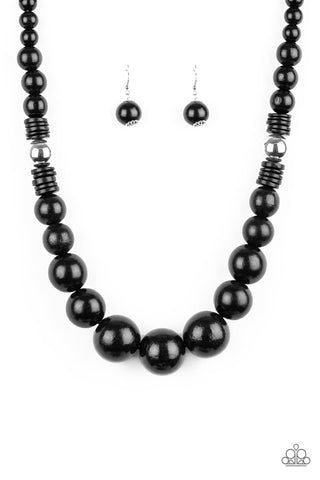 Panama Panorama Black Necklace