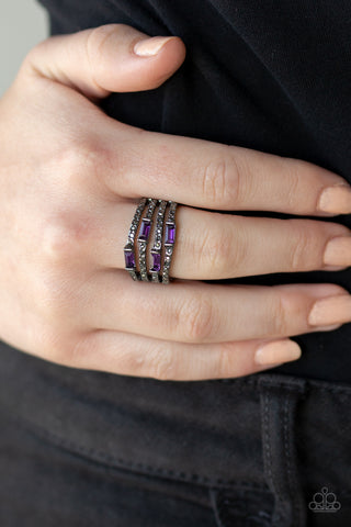 Royal Reflections Purple Ring