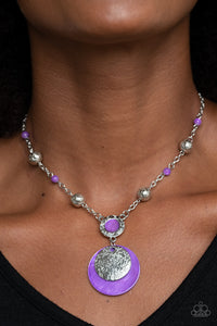 Sea the Sights Purple Necklace
