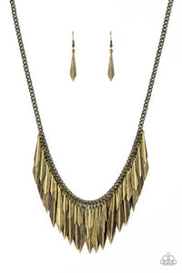 The Thrill Seeker Brass Necklace