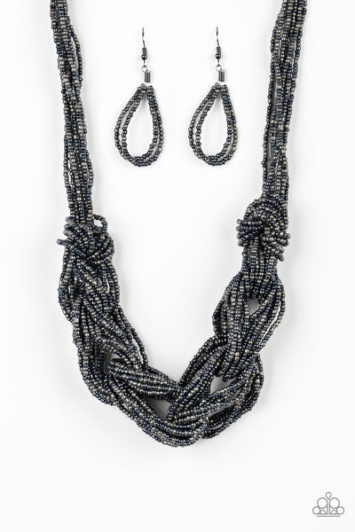 City Catwalk Blue Necklace