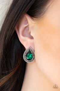 Debutante Debut Green Post Earrings