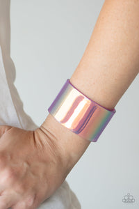 Holographic Aura Purple Bracelet