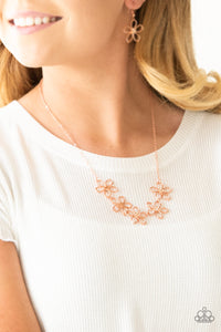 Hoppin' Hibiscus Copper Necklace