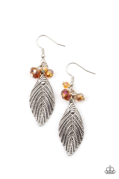 Leaf it to Fate Brown Earrings