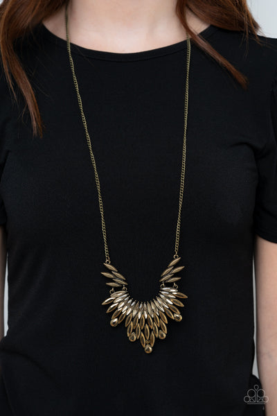 Leave it to Luxe Brass Necklace