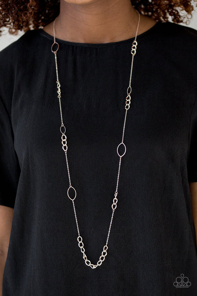 Metro Minimalist Rose Gold Necklace