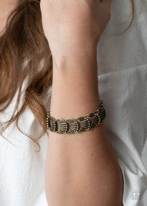 Moonlit Mesa Brass Bracelet