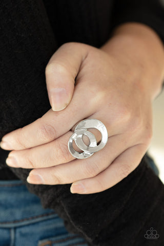Pro Top Spin Silver Ring