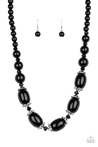 After Party Posh Black Necklace