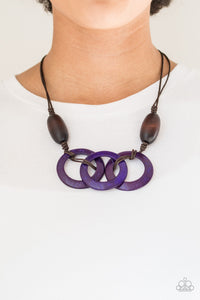 Bahama Drama Purple Necklace