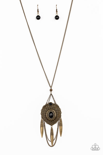 Cactus Canyon Brass Necklace