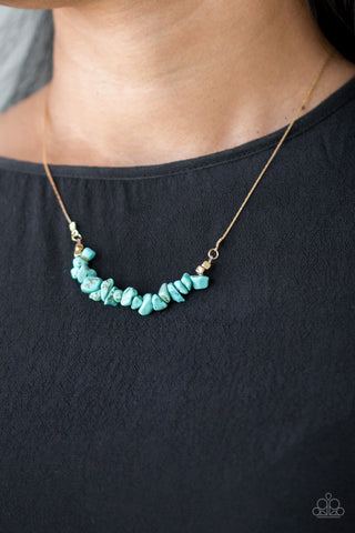 Back to Nature Blue Necklace