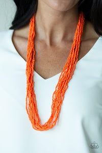 Congo Colada Orange Necklace