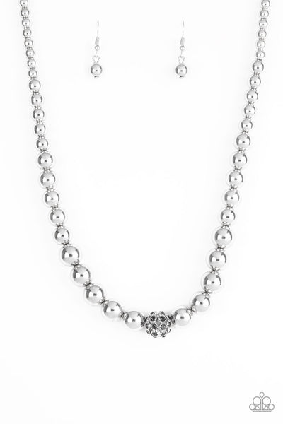 High Stakes Fame Silver Necklace